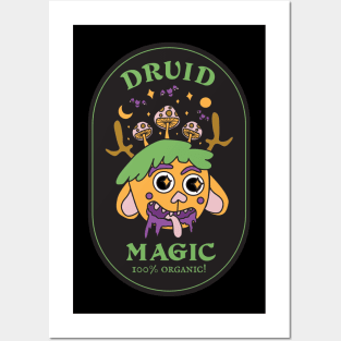 Druid Shrooms Posters and Art